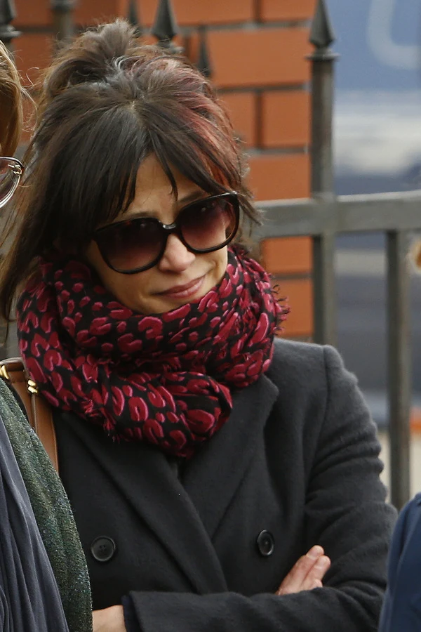 Sophie Marceau na pogrzebie Żuławskiego