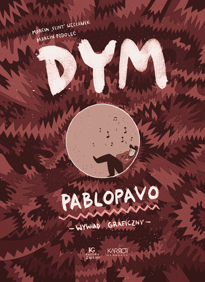 Okładka komiksu "Dym"