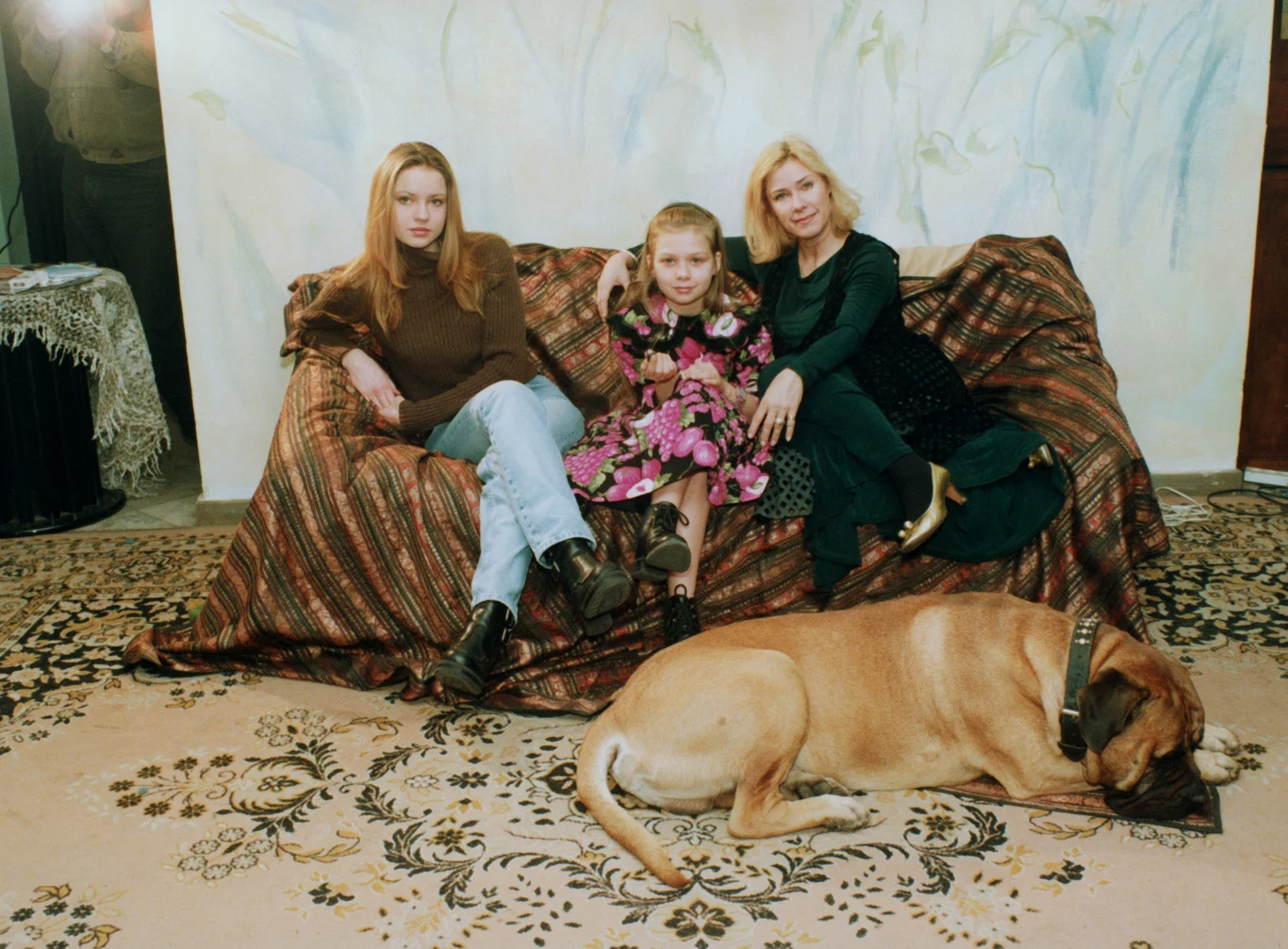 Małgorzata Potocka z córkami Małgorzata Potocka z córkami