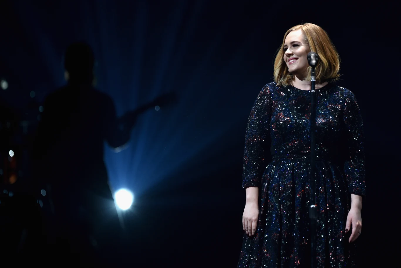 Adele podczas występu w Belfaście Adele podczas występu w Belfaście