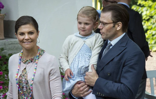 Victoria z córką i mężem Victoria z córką i mężem