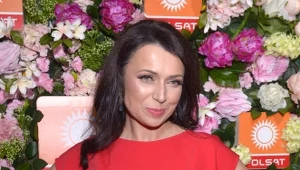 Katarzyna Pakosińska na prezentacji wiosennej ramówki Polsatu