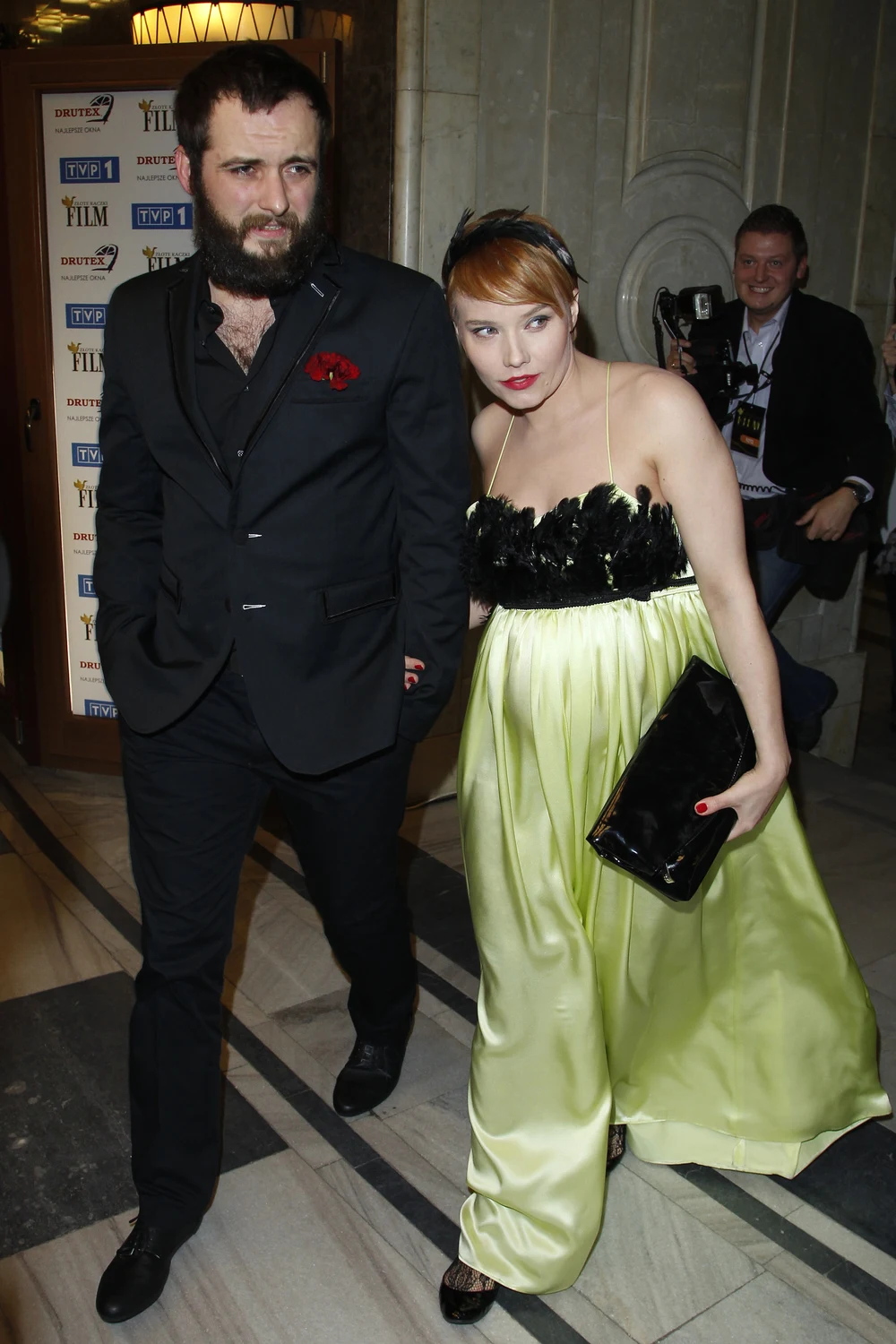 Ciężarna Roma Gąsiorowska z mężem