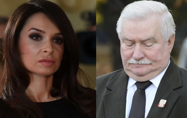 Marta Kaczyńska i Lech Wałęsa Marta Kaczyńska i Lech Wałęsa
