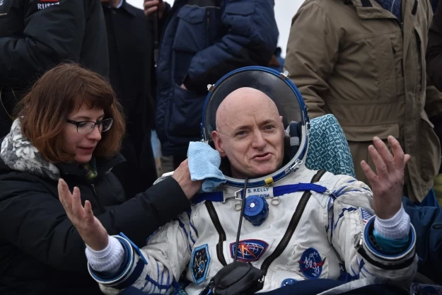 Scott Kelly po powrocie na Ziemię