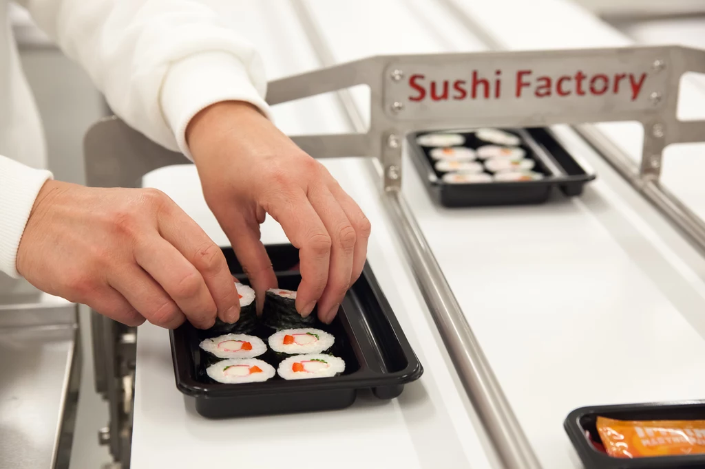 Przykładem gotowego zestawu sushi jest Factory Chīsai, set produkowany w Polsce przez Sushi Factory