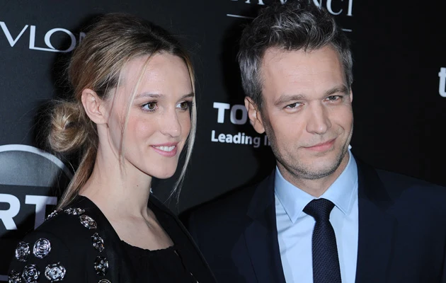 Michał Żebrowski z żoną