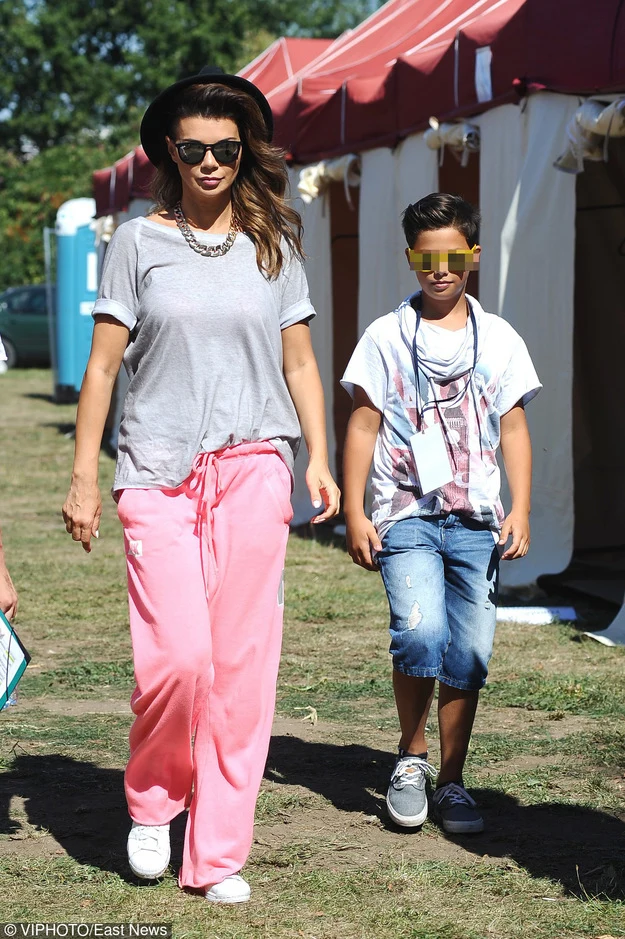 Edyta Górniak z synkiem Edyta Górniak z synkiem