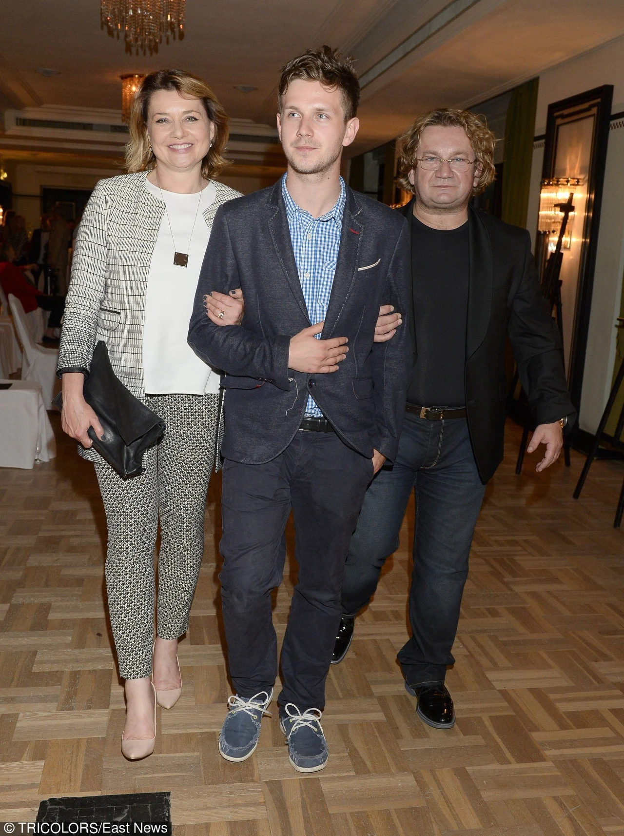 Antek Królikowski z rodzicami: Małgorzatą Ostrowską-Królikowską i Pawłem Królikowskim Antek Królikowski z rodzicami: Małgorzatą Ostrowską-Królikowską i Pawłem Królikowskim