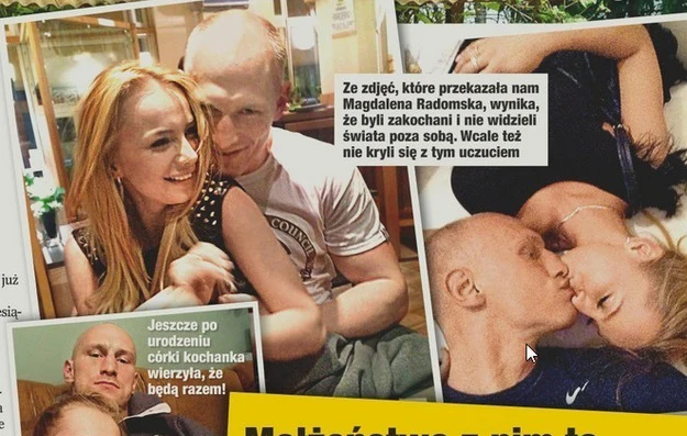 "Diablo" Włodarczyk z matką swojego dziecka, Magdaleną Radomską