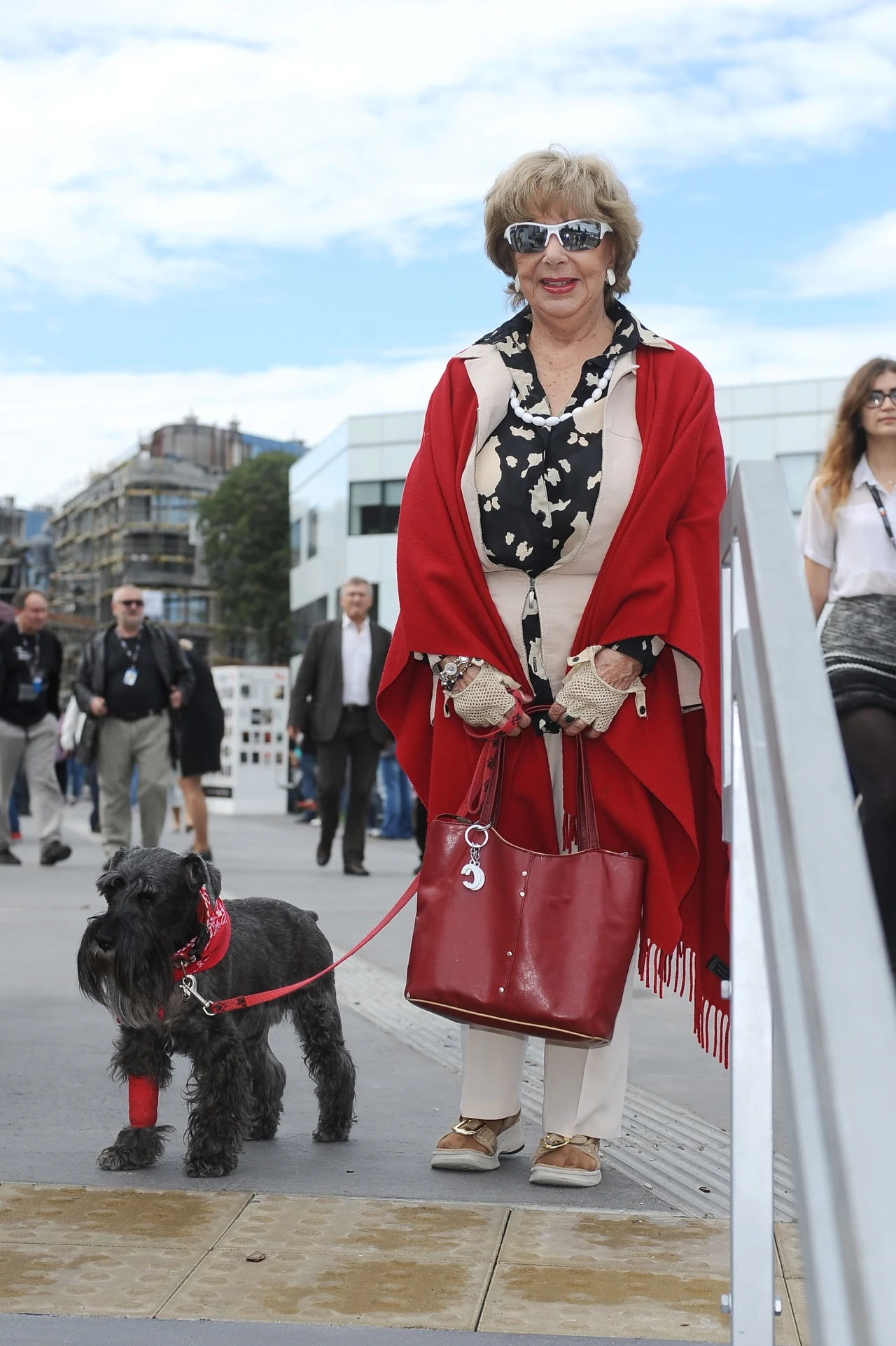 Zofia Czerwińska z psem