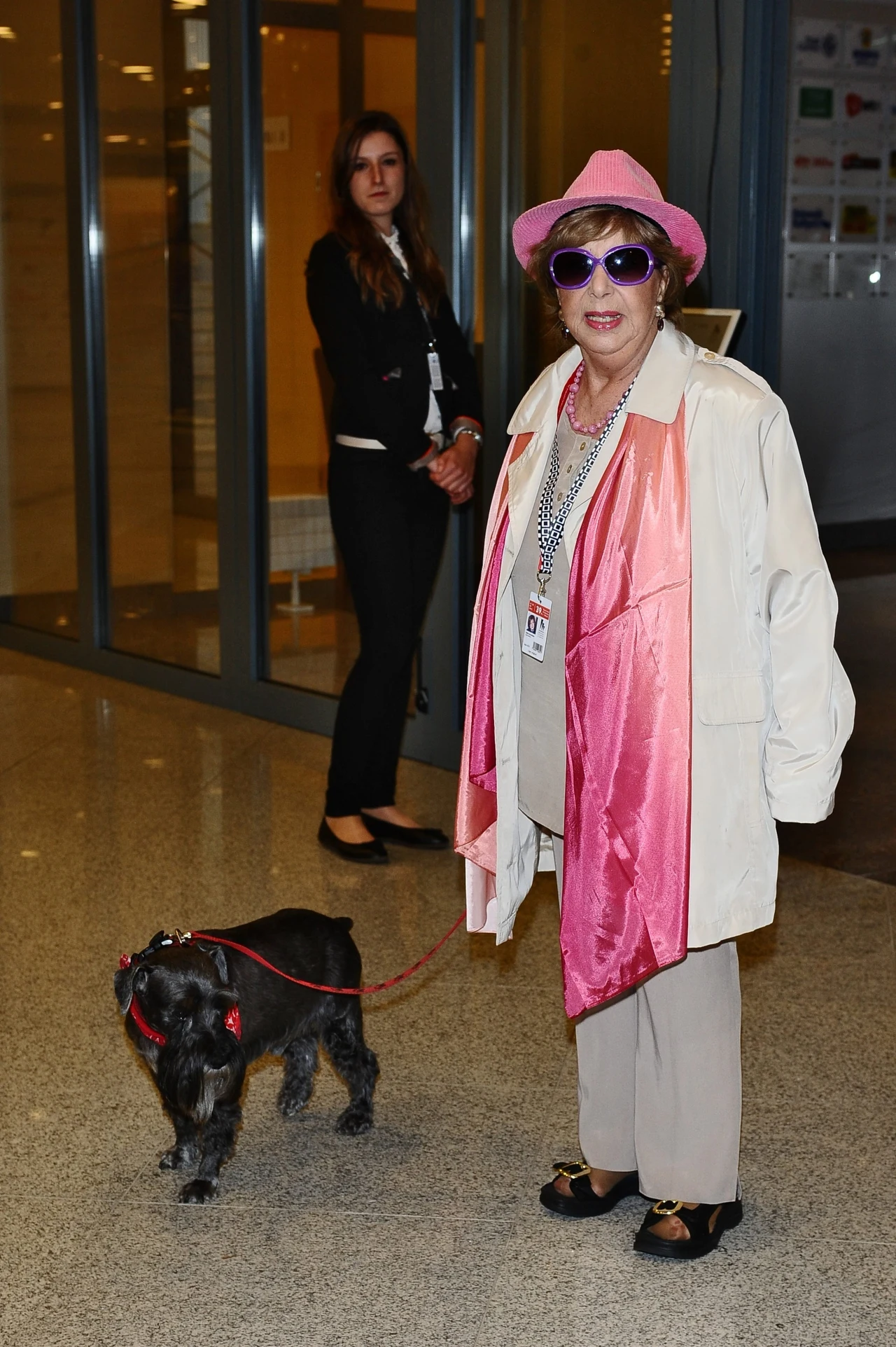 Zofia Czerwińska z psem