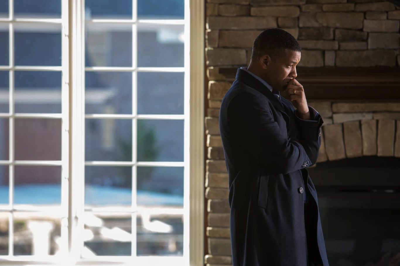 Will Smith w scenie z filmu "Wstrząs"
