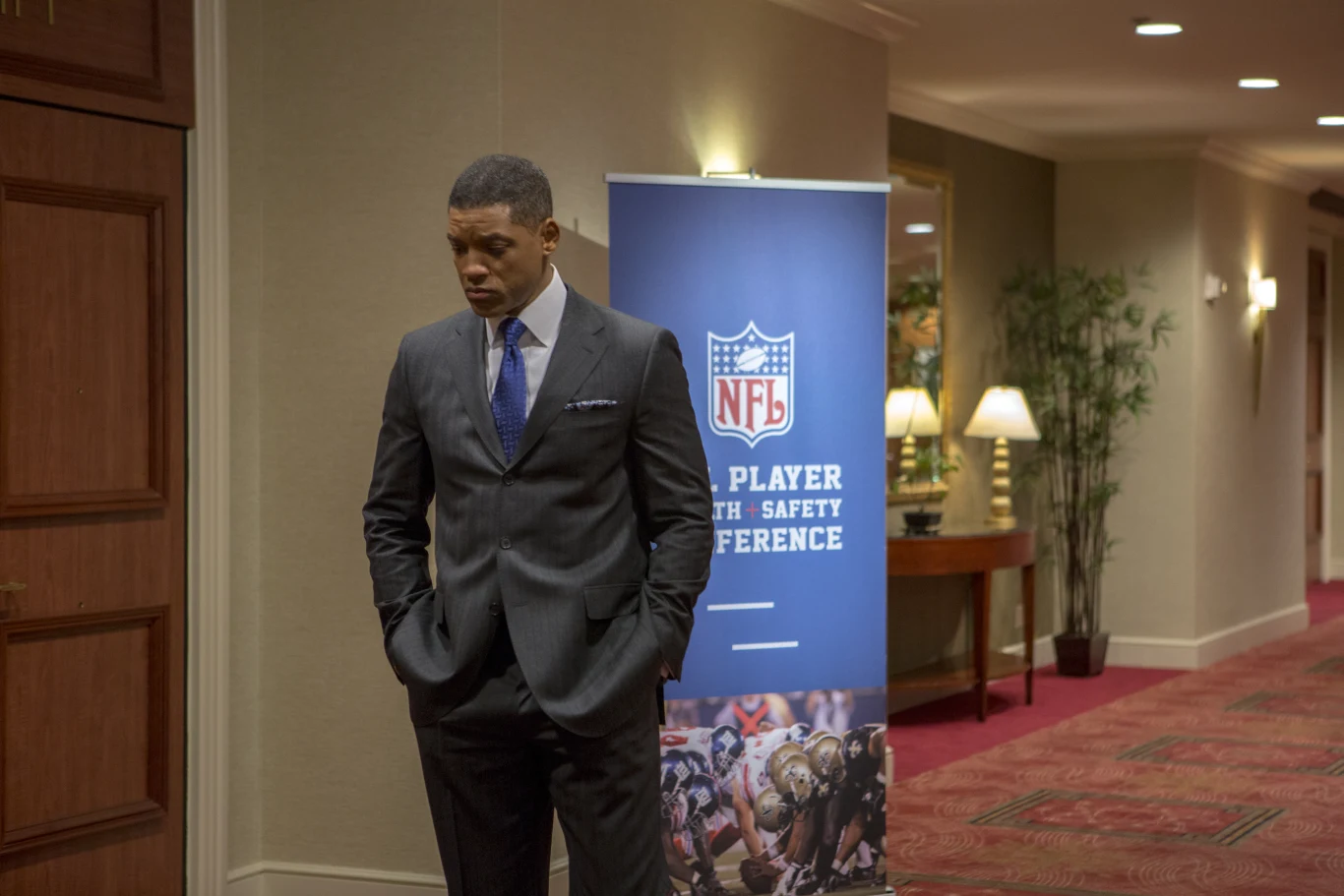 Will Smith w scenie z filmu "Wstrząs"