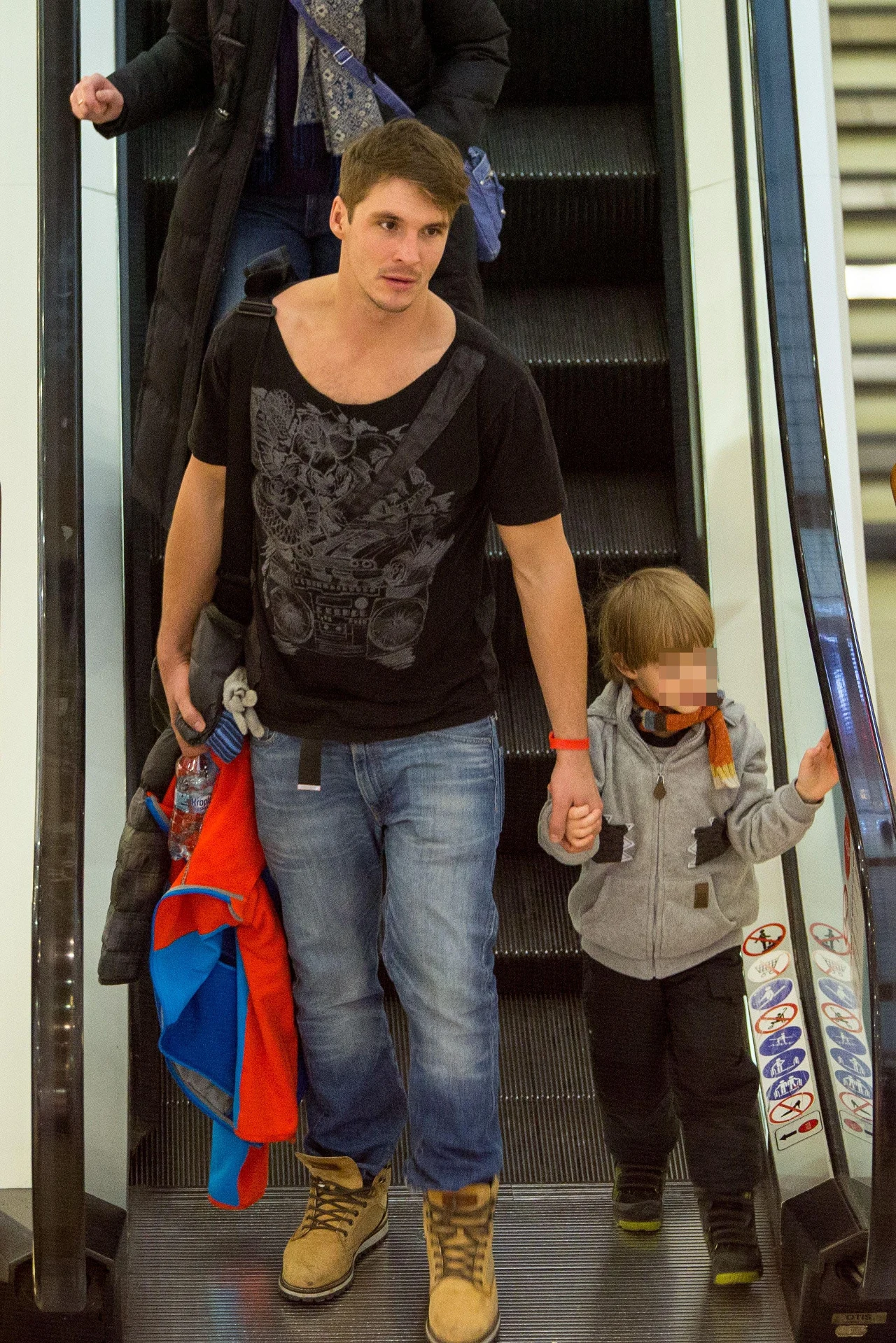 Mikołaj Roznerski z synem Antkiem Mikołaj Roznerski z synem Antkiem