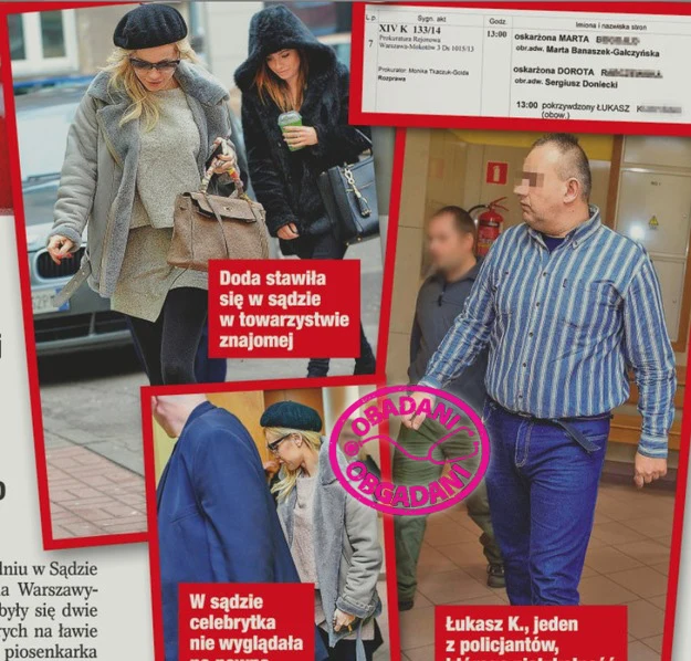 Doda w sądzie Doda w sądzie