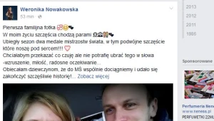 Weronika Nowakowska ogłosiła, że jest w ciąży; źródło: Facebook
