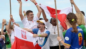 Polacy podczas ŚDM w Brazylii w 2013 r., podczas ogłoszenia, że następne takie wydarzenie odbędzie się w Polsce