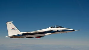 Należący do NASA myśliwiec F-15 testuje Eagle Aero Probe