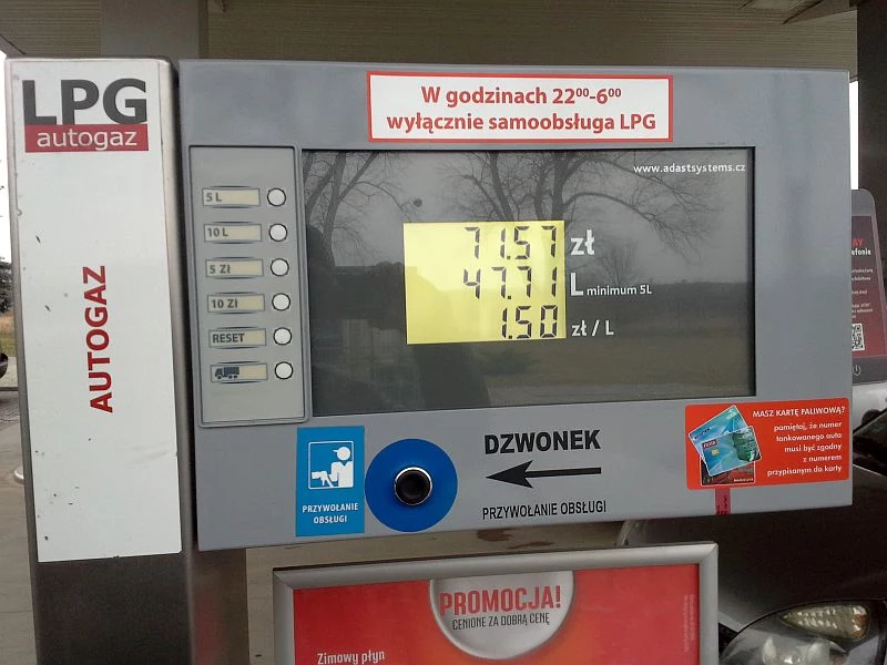 Ceny LPG są ostatnio wyjątkowo niskie