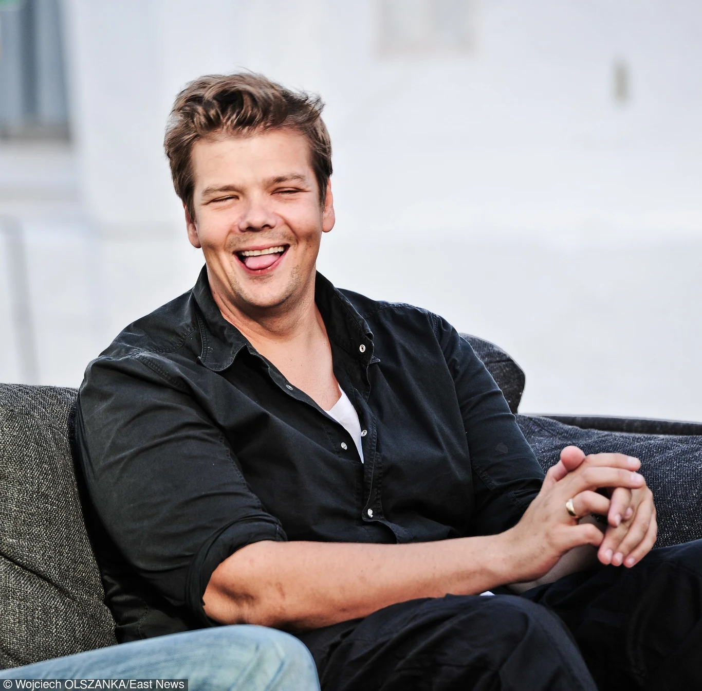 Michał Figurski przed udarem Michał Figurski przed udarem