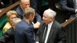 Jarosław Kaczyński gratuluje Donaldowi Tuskowi wyboru na szefa Rady Europejskiej