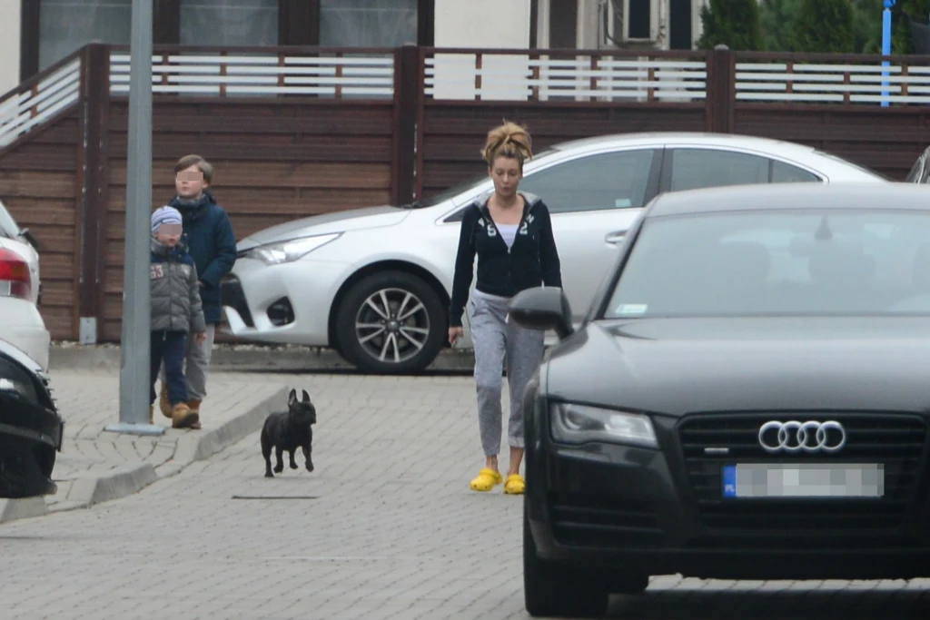 Małgorzata Rozenek na spacerze Małgorzata Rozenek na spacerze