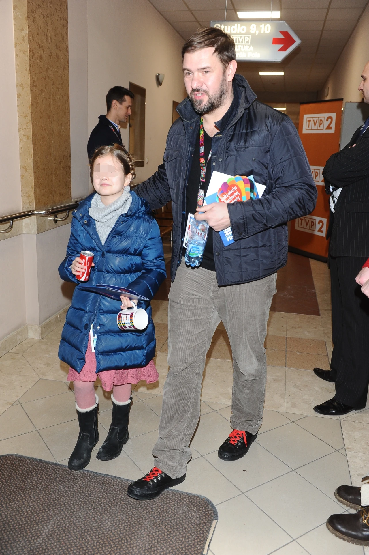 Tomasz Karolak z córką Tomasz Karolak z córką