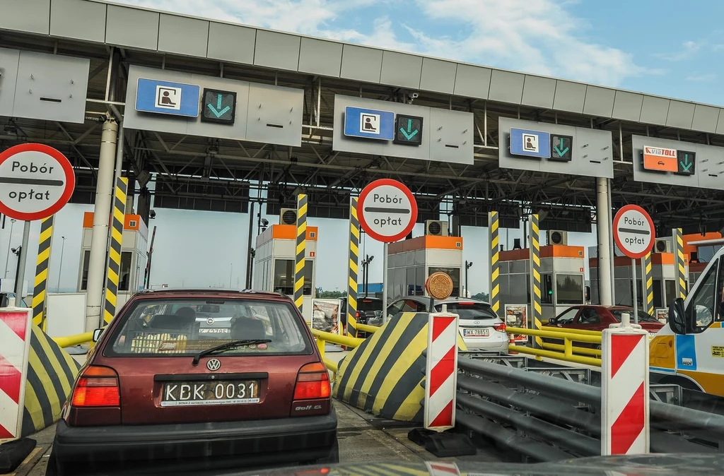 Bramki na autostradzie A4 bardzo często powodują spore korki