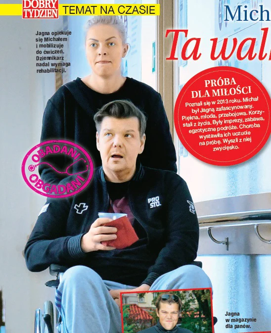 Michał Figurski z narzeczoną Michał Figurski z narzeczoną