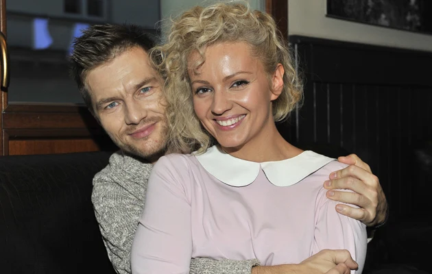 Adam Sztaba z byłą żoną Adam Sztaba z byłą żoną