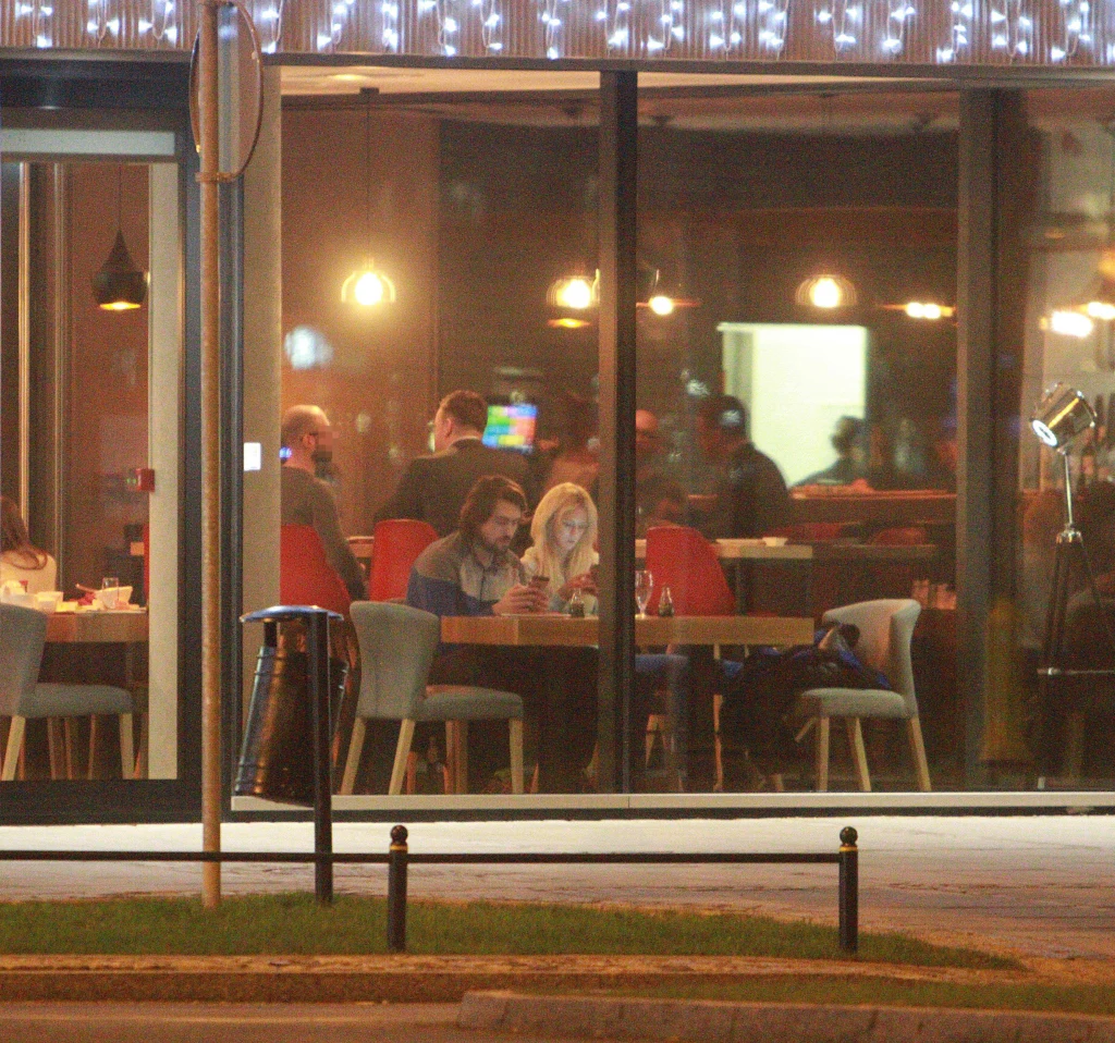 Urszula Radwańska z partnerem Urszula Radwańska z partnerem