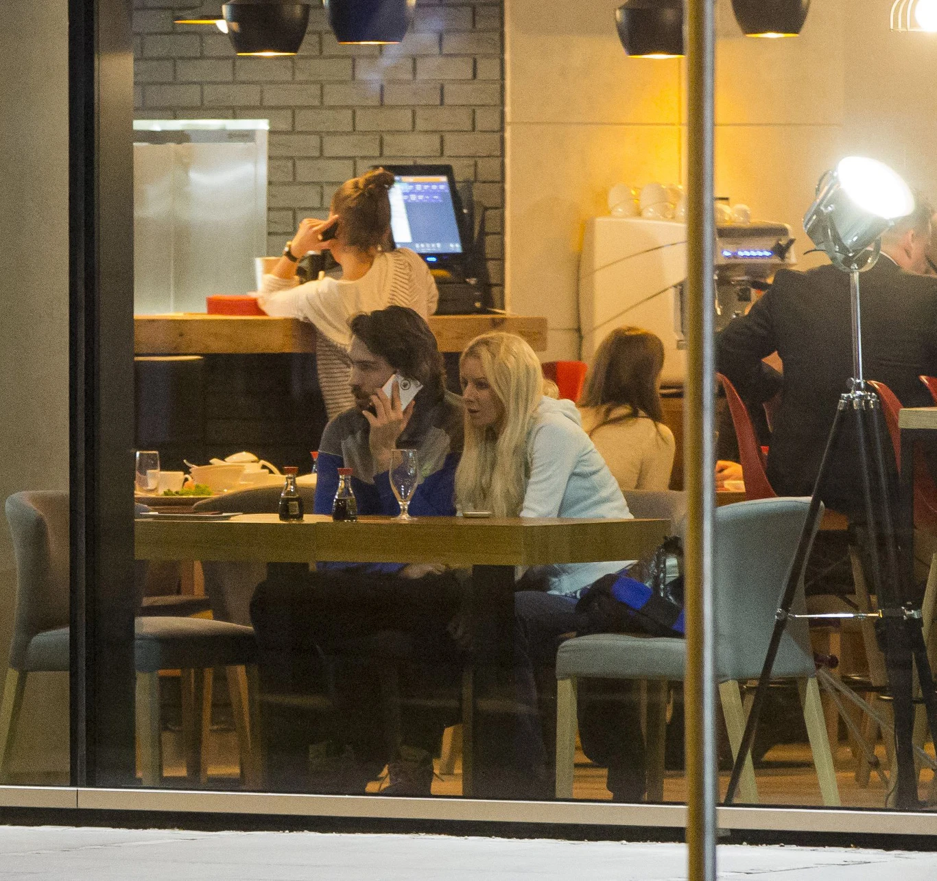 Urszula Radwańska z partnerem