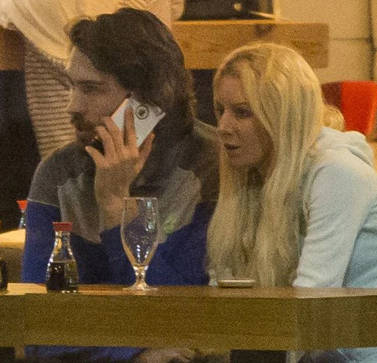 Urszula Radwańska z partnerem Urszula Radwańska z partnerem