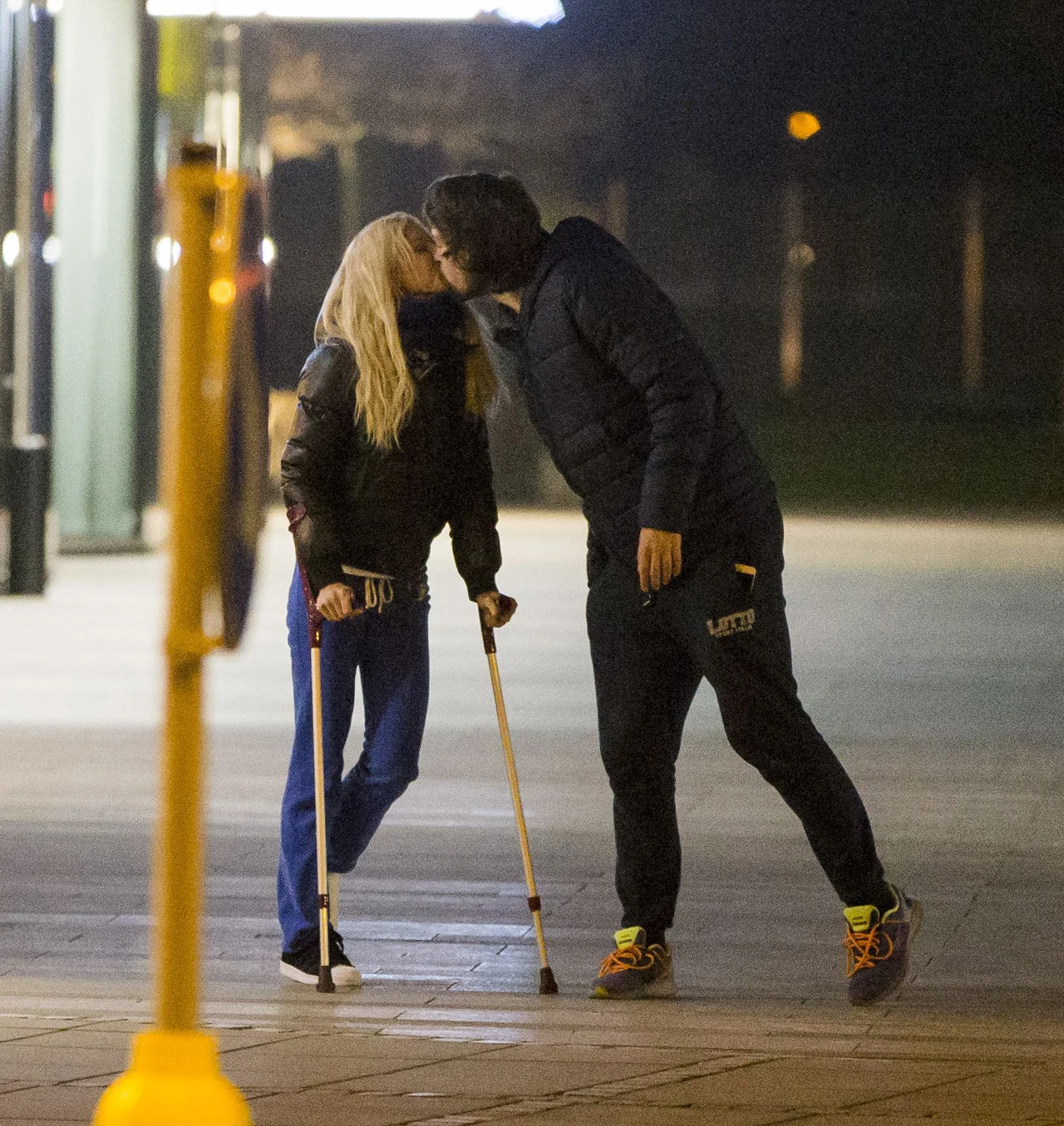 Urszula Radwańska z partnerem Urszula Radwańska z partnerem