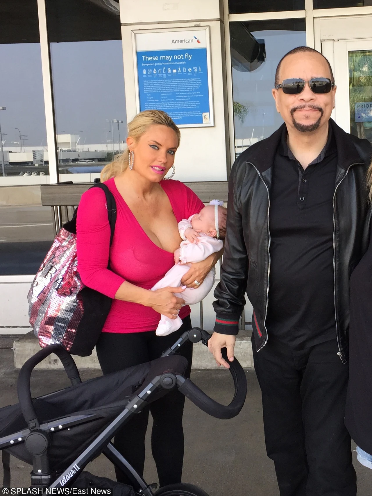 Coco Austin z córeczką i mężem 
