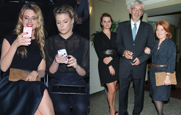 Zosia Zborowska z Magdą Wierzbicką i rodzicami: Wiktorem Zborowskim i Marią Winiarską Zosia Zborowska z Magdą Wierzbicką i rodzicami: Wiktorem Zborowskim i Marią Winiarską