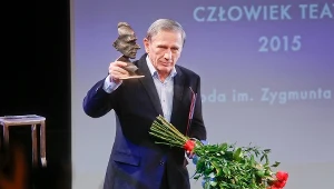 Jan Englert z Nagrodą im. Zygmunta Hübnera (2015)