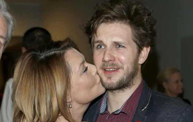 Antek Królikowski z mamą Antek Królikowski z mamą