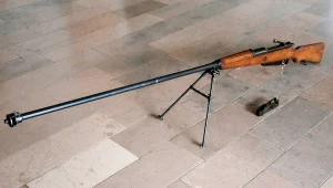 Karabin przeciwpancerny wz. 35 sprawdził się w czasie kampanii wrześniowej 1939 roku fot. Ministerstwo Spraw Zagranicznych / Muzeum Wojsk Lądowych w Bydgoszczy