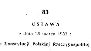 Nowelizacja peerelowskiej konstytucji