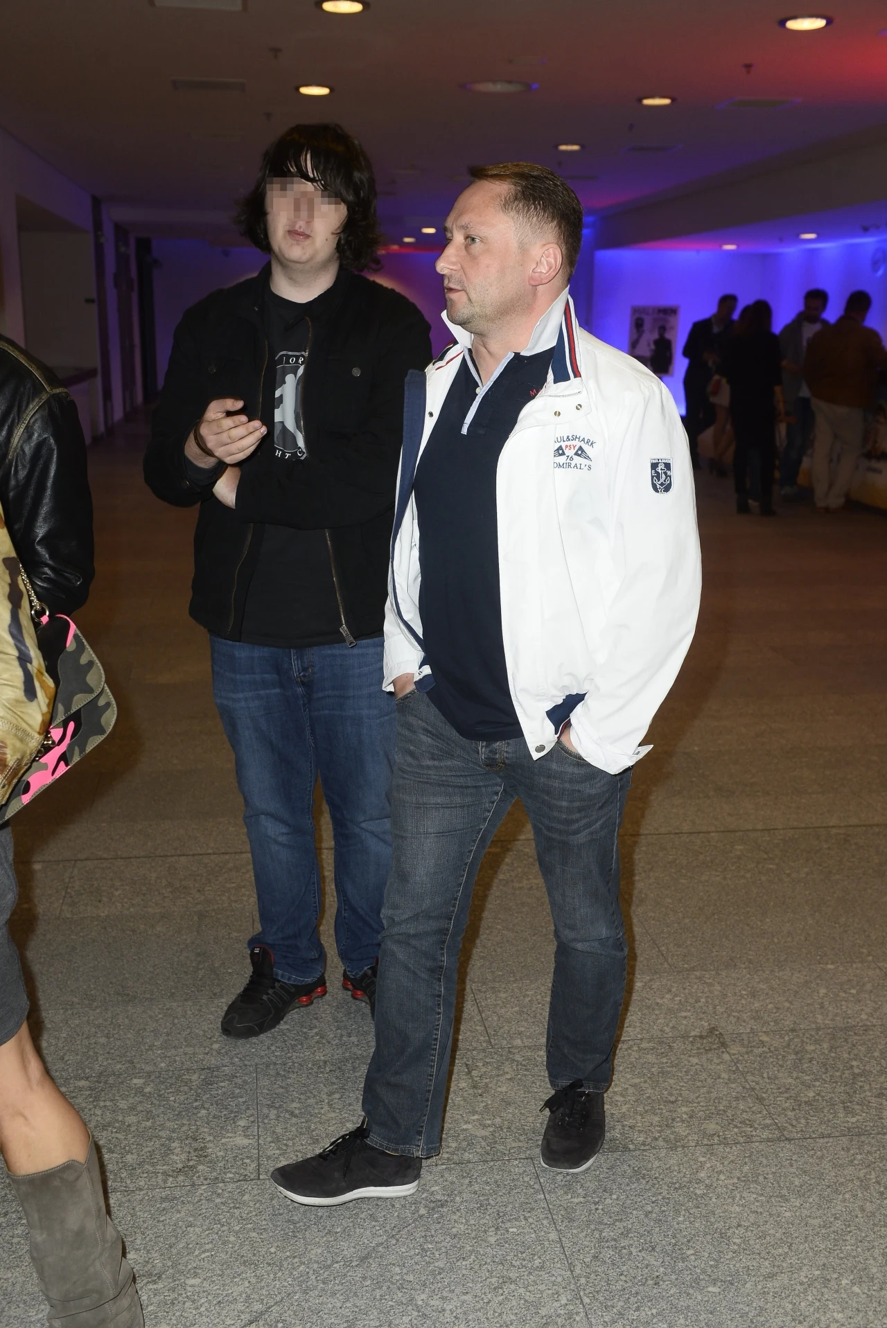 Kamil Durczok z synem Kamil Durczok z synem