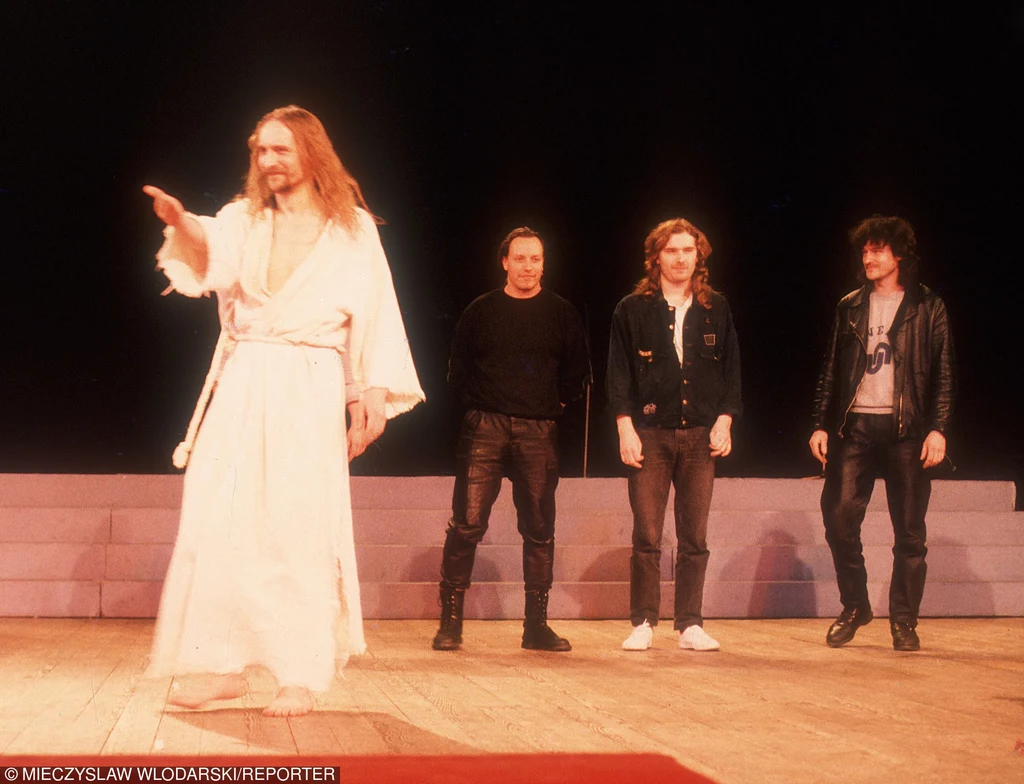 Marek Piekarczyk w "Jesus Christ Superstar" w 1994 roku