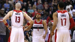 Marcin Gortat właśnie nie trafił rzutów wolnych tuż przed końcem meczu