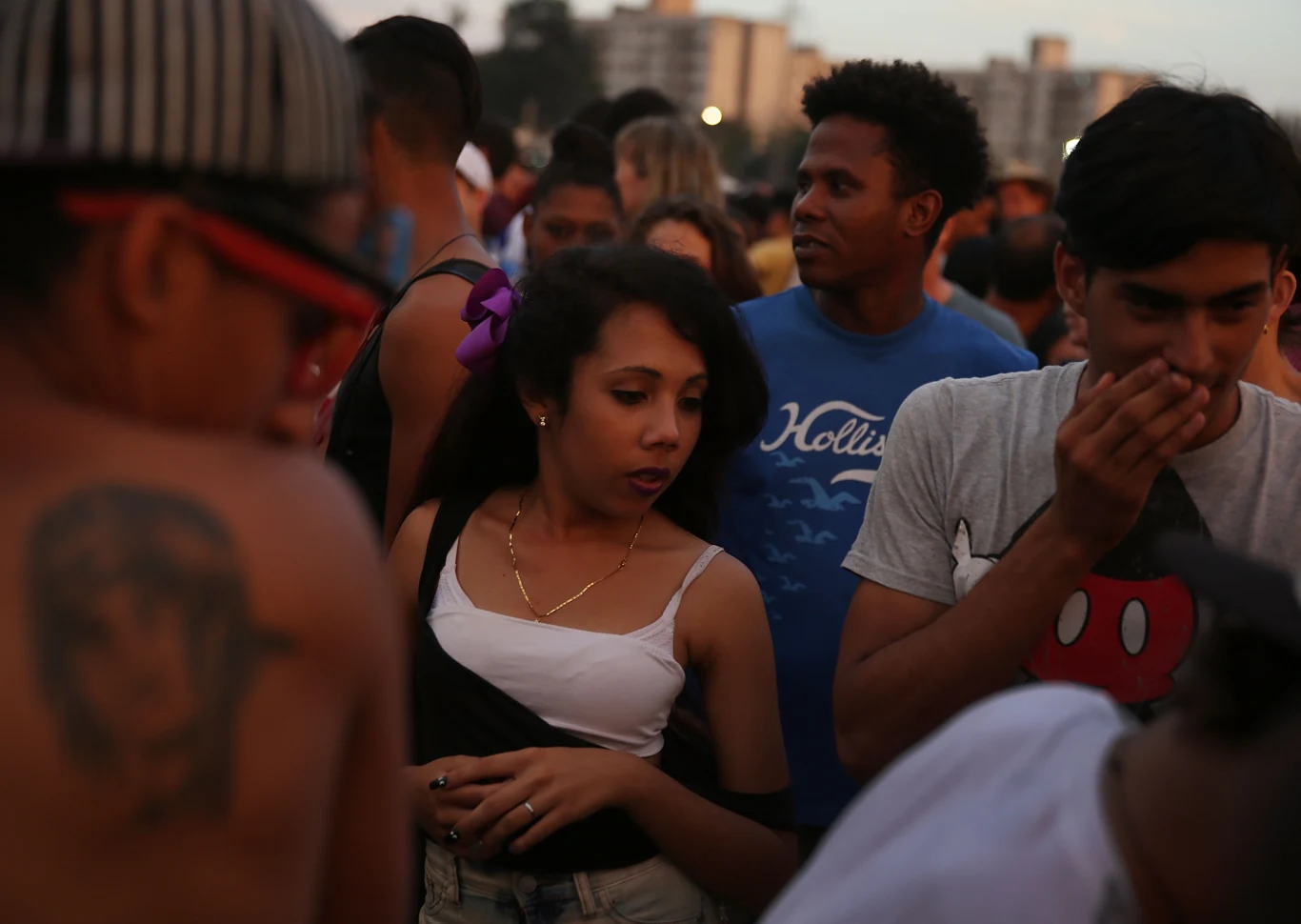 Publiczność na koncercie The Rolling Stones Publiczność na koncercie The Rolling Stones