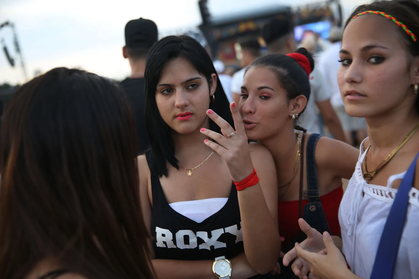 Publika na koncercie The Rolling Stones Publika na koncercie The Rolling Stones