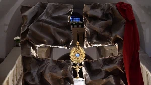 Grób Pański w krypcie kościoła oo. Pijarów w Krakowie