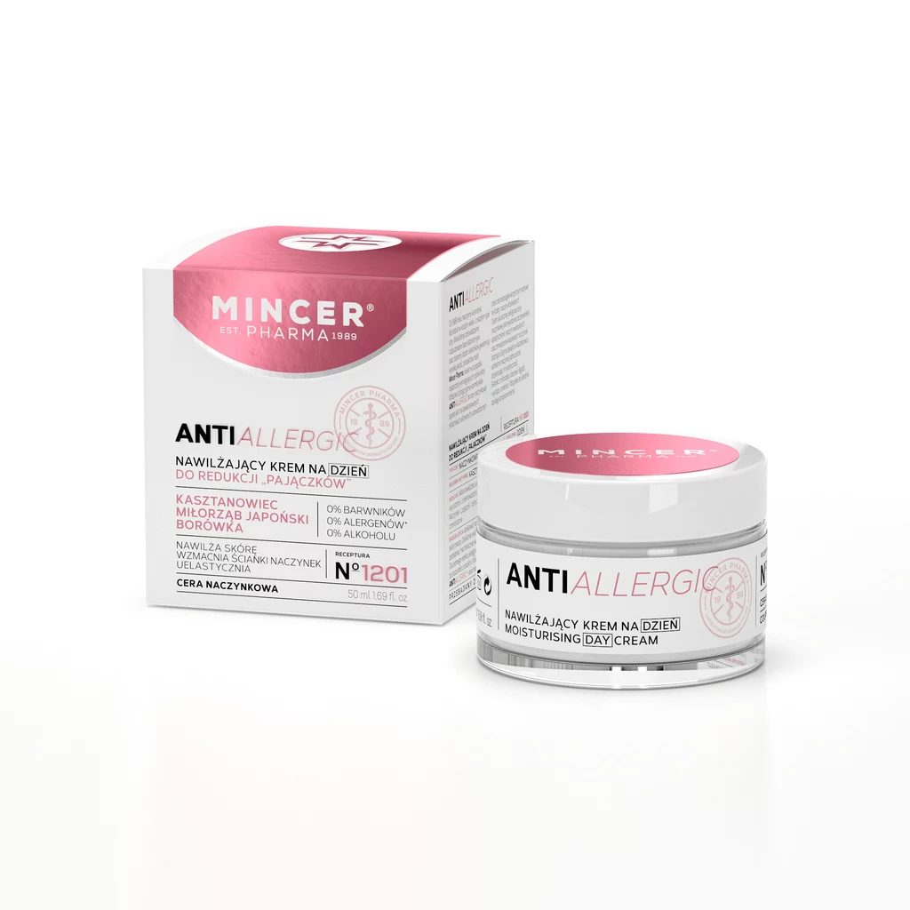 Antiallergic do cery naczynkowej, Mincer Pharma Antiallergic do cery naczynkowej, Mincer Pharma