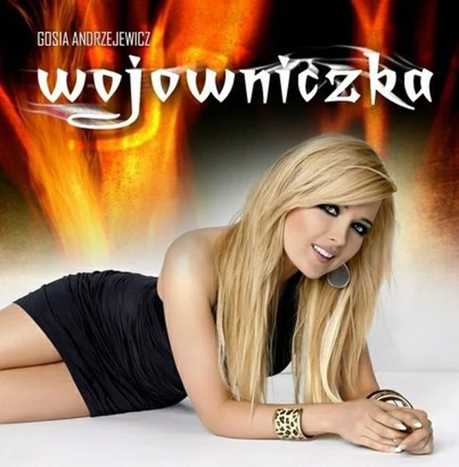 Gosia Andrzejewicz na okładce płyty "Wojowniczka"