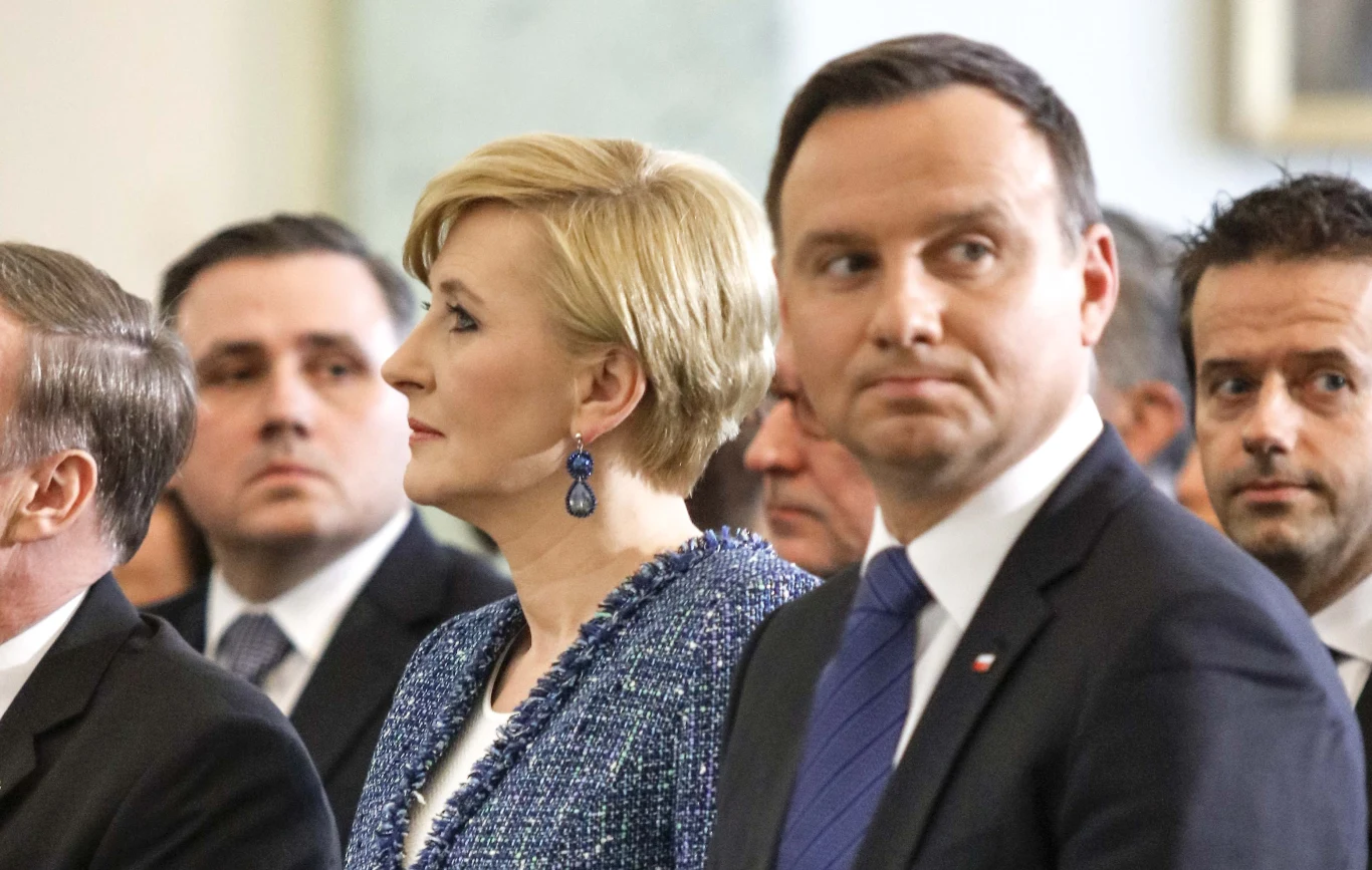 Andrzej Duda z żoną Agatą Dudą Andrzej Duda z żoną Agatą Dudą